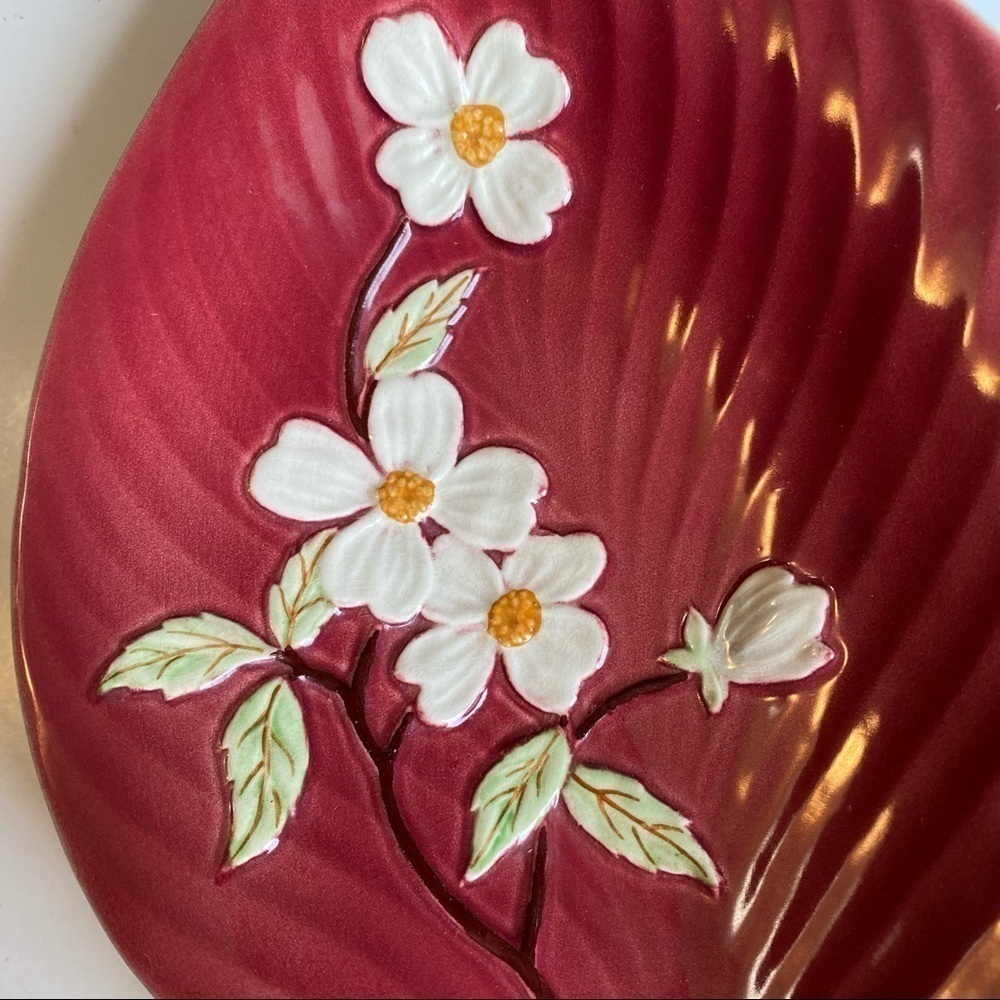 𝅺SHORTER & Son Hand painted Dog wood trinket dish​​​​​​ - Picture 3 of 9